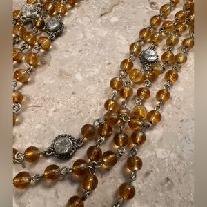 Stunning new VSA blown glass bead Magdalena Necklace